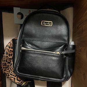 Itzy Ritzy mini black backpack